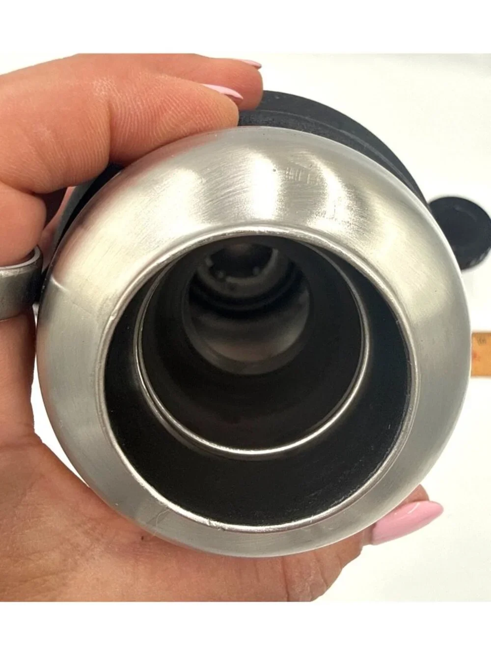 Aladdin 14-Inch Stainless Steel Vacuum Insulated Thermos Black Matte & Handle